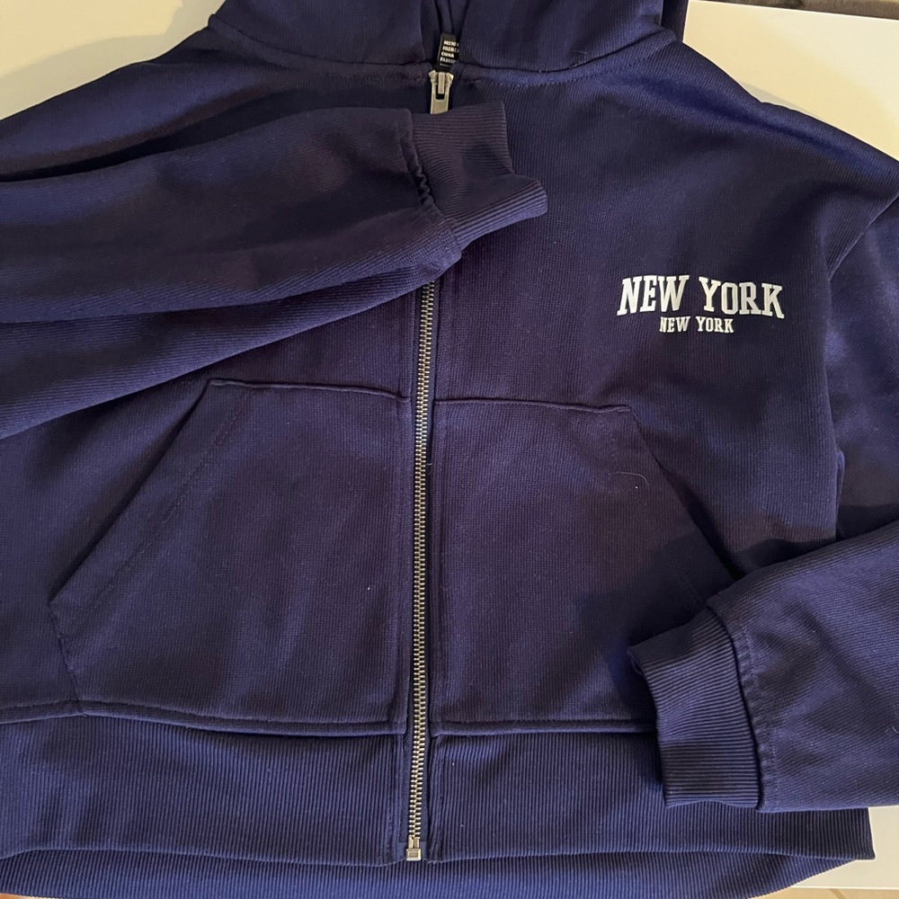 New York cropped jacket